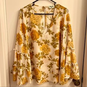 Show Me Your Mumu Bell Sleeve Top